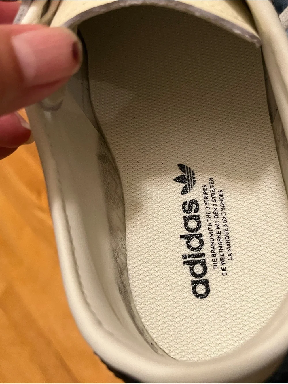 adidas Tokyo Off-White and Black  Sneakers Women’s Size 7 - Picture 7 of 8